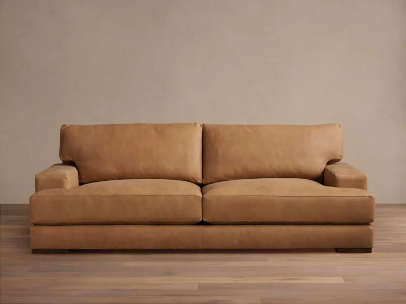 Norwalk Premium Leather Three-Seater Sofa 1