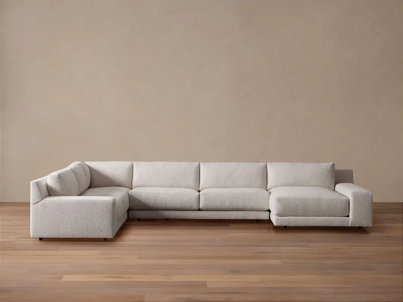 Novoli Chaise Sectional Sofa – Four-Piece Modular Design 1