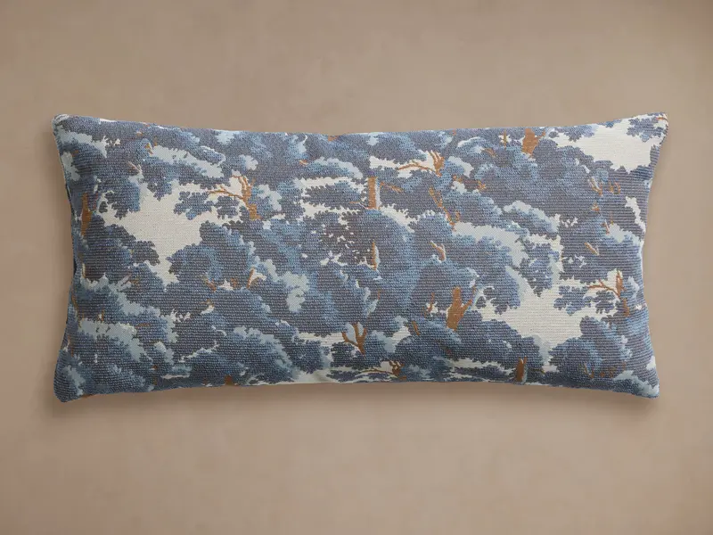 Oaks Natural-Fiber Lumbar Pillow 1