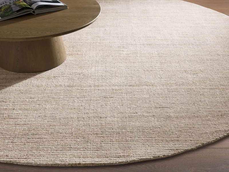 Oriel Stain-Resistant Round Performance Rug 1