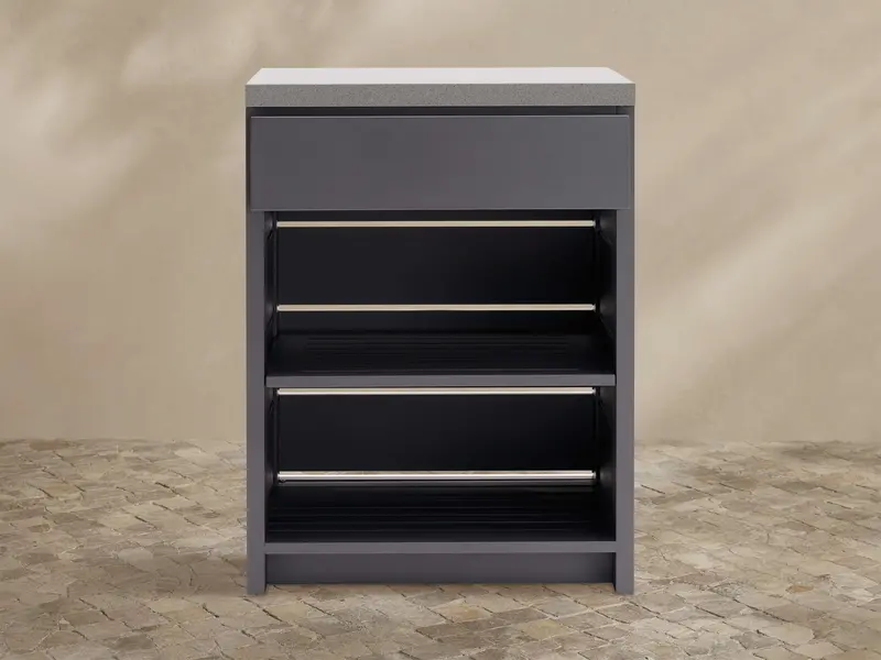 Outdoor Aluminum Kitchen Cabinet With Single Drawer 1