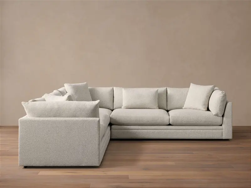 Pavo Modular Three-Piece Sectional Sofa In Performance Fabric 1