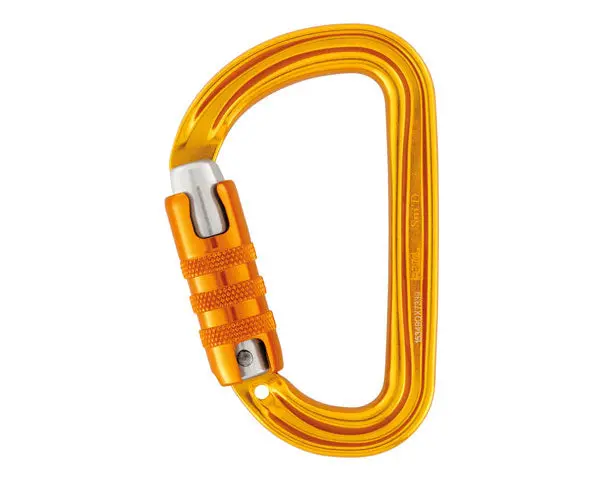 Petzl M39Atl Sm'D H-Frame Carabiner With Tethering Hole – Triact-Lock Mechanism, Yellow 1