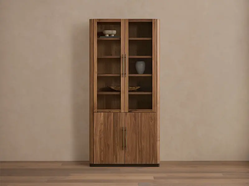 Piermont Tempered Glass Modular Storage Cabinet 1