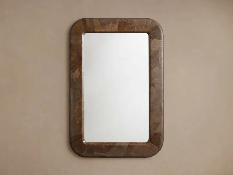 Polanco Round Wall Mirror – Contemporary Framed Accent 1
