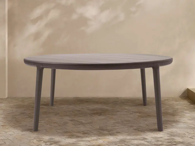Puglia Aluminum Round Outdoor Dining Table 1