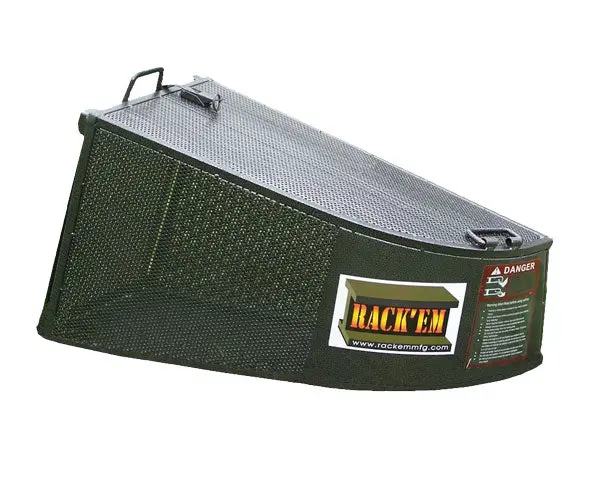 Rack'Em Hammered Steel Grass Catcher – 3.3 Cu. Ft. (Model Rc-Ovb-3) 1