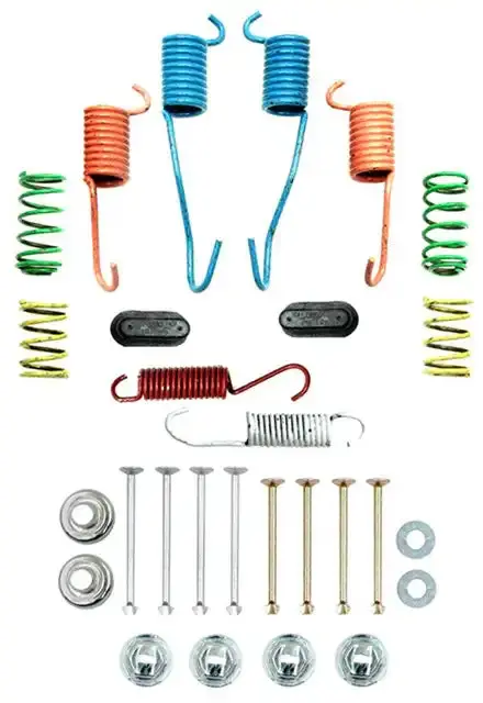 Raybestos H7008 Combination Brake Service Kit – Pads, Rotors, And Hardware 1