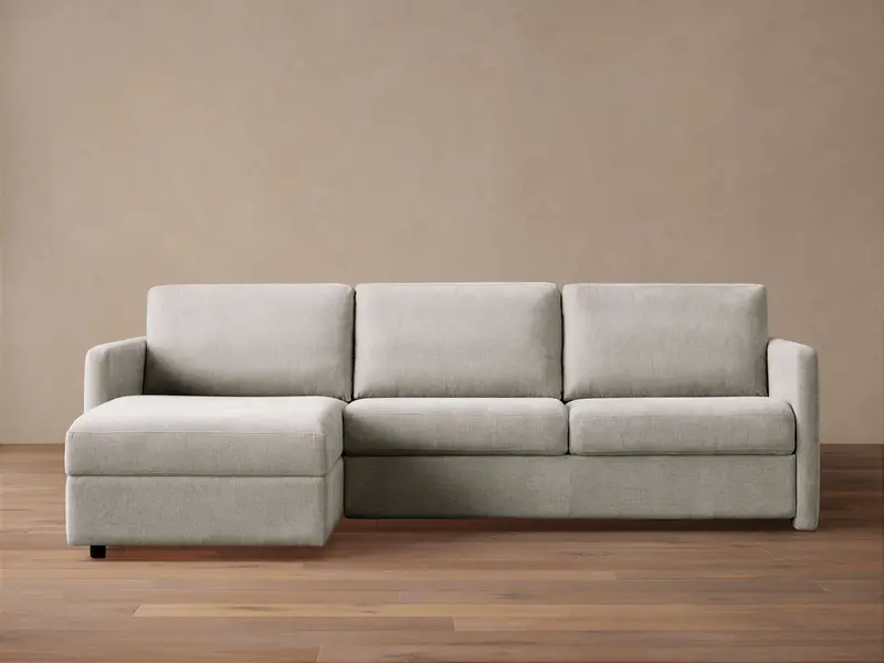 Reece Convertible Chaise Sectional With Sleeper Function 1