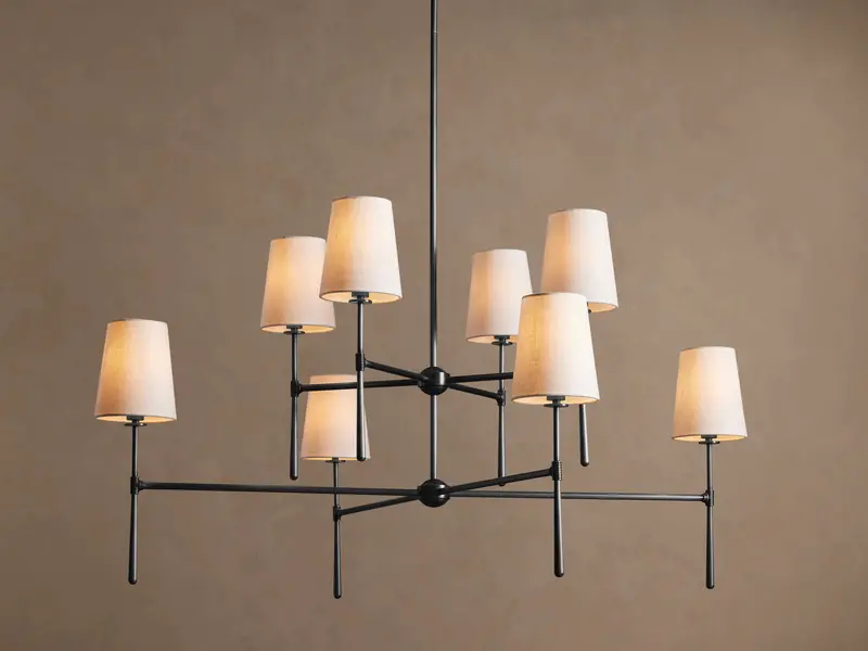 Rhodes Bronze Finish Statement Chandelier 1