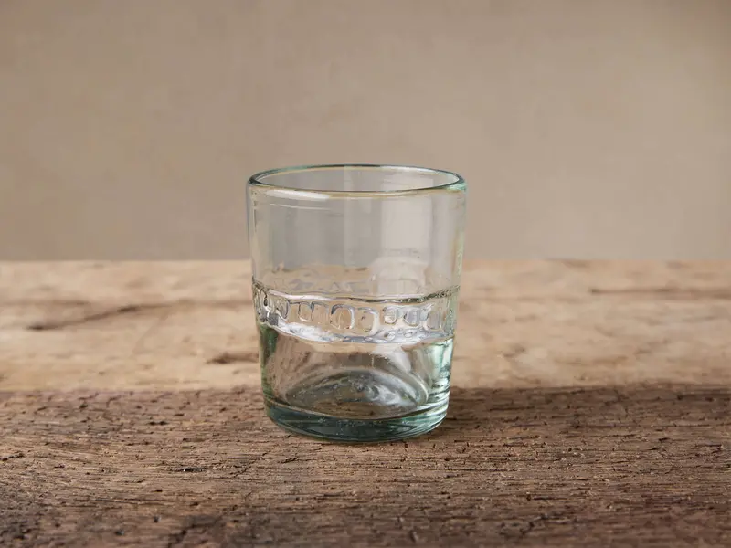 Ribbon Clear Double Old-Fashioned Glass Set (4 Pcs) – Barware Collection 1