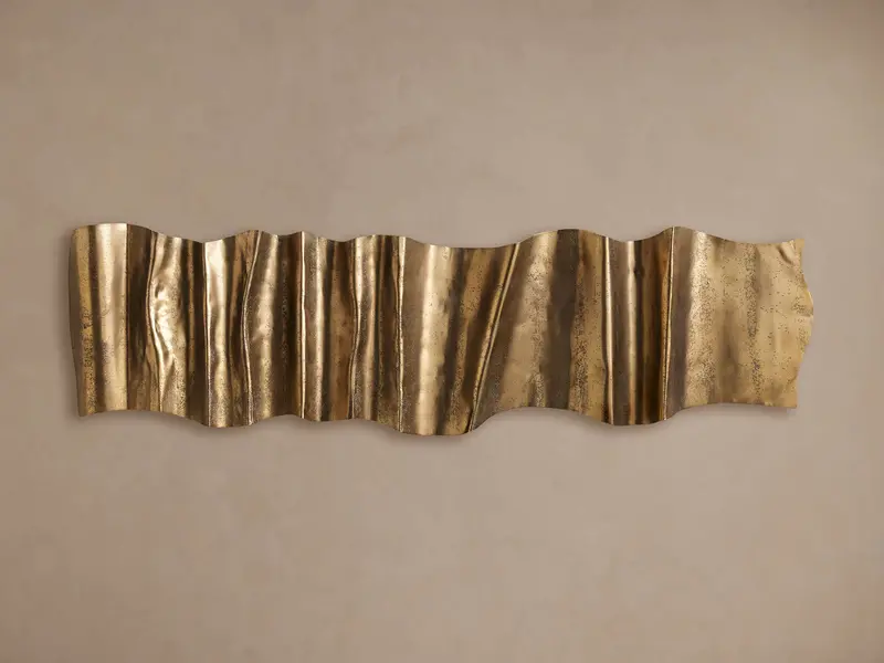 Ridges Abstract Metal Wall Sculpture 1