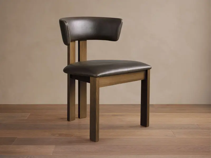 Rodin Faux Leather Upholstered Dining Chair 1