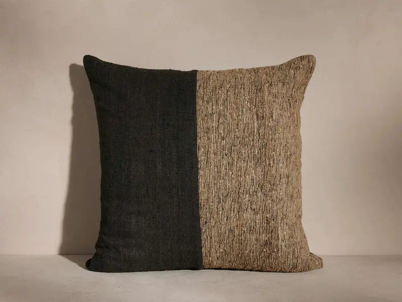 Roen Textured Linen Pillow Cover 1
