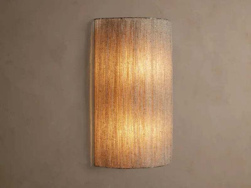 Romilly Silver-Plated Beaded Wall Sconce 1