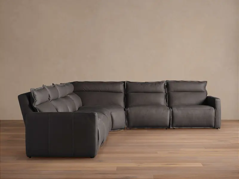 Rowland Leather Power Motion Sectional (6-Piece) 1