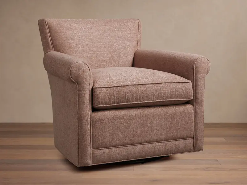 Rudy Fabric Swivel Armchair 1
