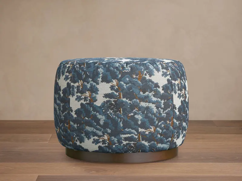 Ryles Plinth Ottoman In Oaks Pacific Fabric 1