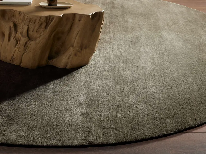 Salem Handwoven Round Area Rug 1