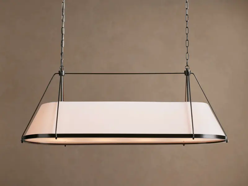 Shelton Bronze Linear Suspension Chandelier 1