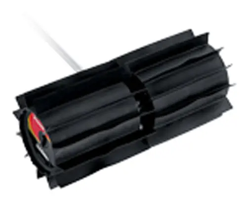 Shindaiwa 12-Fin Rubber Paddle Drum & Axle Assembly — Ps262 Replacement Kit (99909-35000) 1