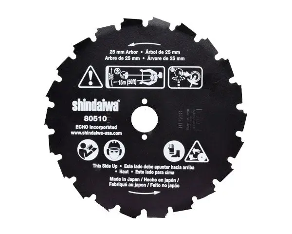 Shindaiwa 80510 22-Tooth Brushcutter Blade – 25Mm Bore 1