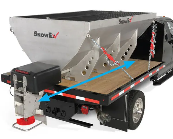 Snowex Helixx Stainless Steel Hopper Spreader — 3.0 Cubic Yard Capacity, Model 11920 1
