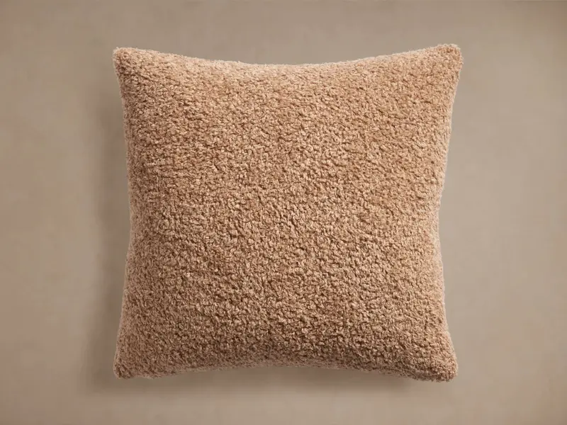 Soft Faux Sherpa Decorative Throw Pillow 1