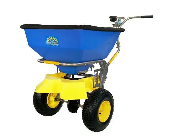 Spyker Ergo-Pro 100 Lb Stainless Steel Ice Melter Spreader — Winter Duty Model Spy100-2S 1