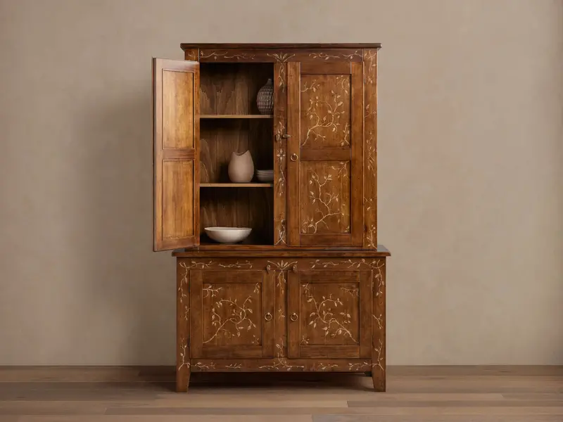 Stefania Standalone Storage Cabinet – Refined Display & Organization 1