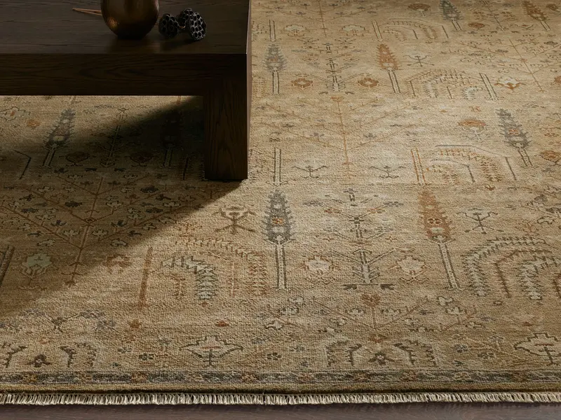 Stein Artisan Wool Hand-Knotted Rug 1