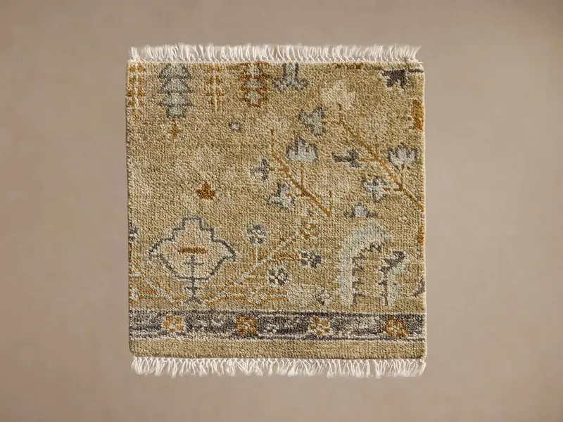 Stein Hand-Knotted Rug Sample Swatch 1