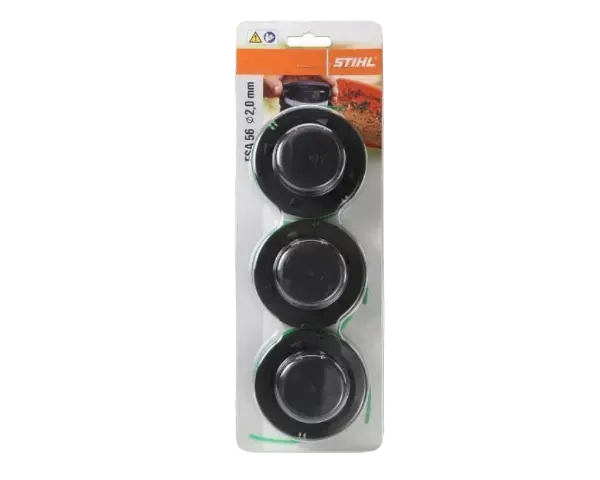 Stihl Autocut 2-2 Pre-Wound Trimmer Line Spools – 3-Pack, 0.080" (4008-710-4302) 1