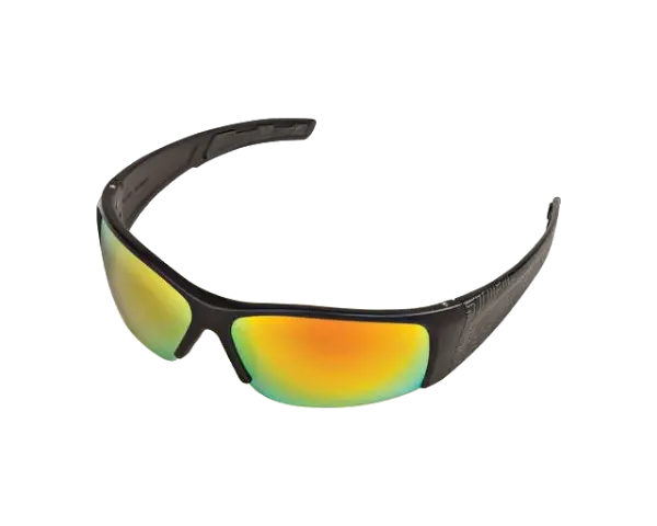 Stihl Black Wrap Safety Glasses – Gold Mirror Lens For High-Visibility Environments (7010-884-0371) 1