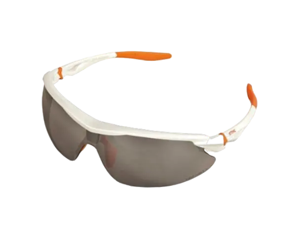 Stihl Two-Tone Sport Safety Glasses – Silver Mirror Lens & Modern Frame (7010-884-0368) 1