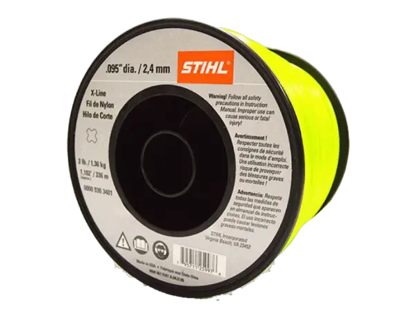 Stihl X-Line Trimmer Cord .095" Diameter × 984 Ft (Approx. 3 Lbs) – Model 0000-930-3401 1