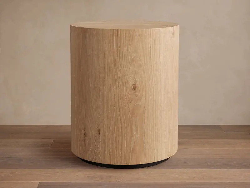 Sullivan Round Wood End Table 1