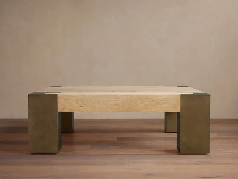 Telluride Geometric Square Coffee Table 1