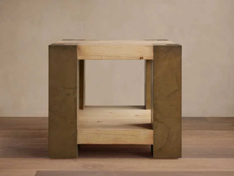Telluride Modern End Table With Clean Lines 1
