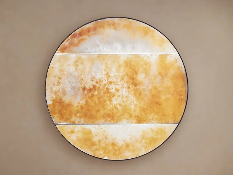Thierry Circular Wall Mirror – Slim Metallic Frame 1