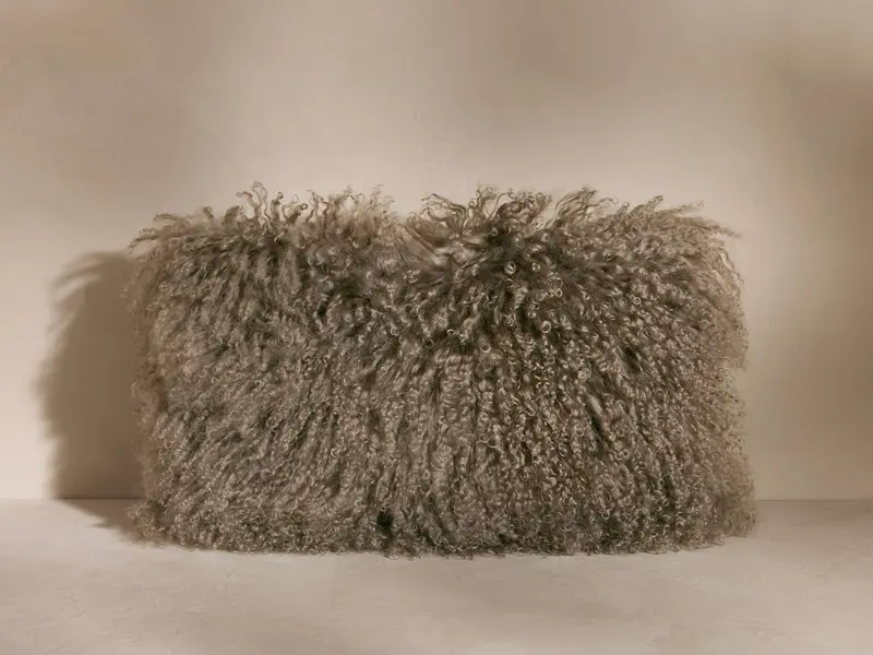 Tibetan Longwool Lumbar Cushion 1