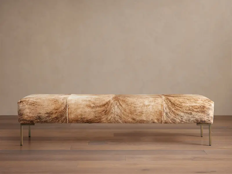 Tilton Hair-On-Hide Accent Bench 1