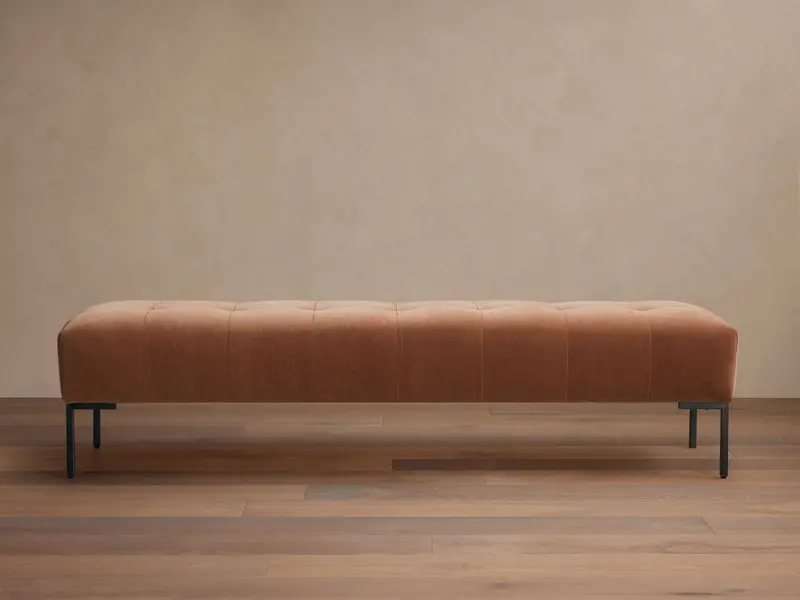 Tilton Tufted Upholstered Bench For Bedroom Or Entry 1