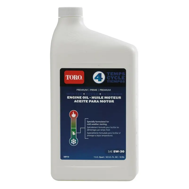 Toro 38910 Premium 4-Cycle Snowthrower Oil – 32 Oz Bottle 1