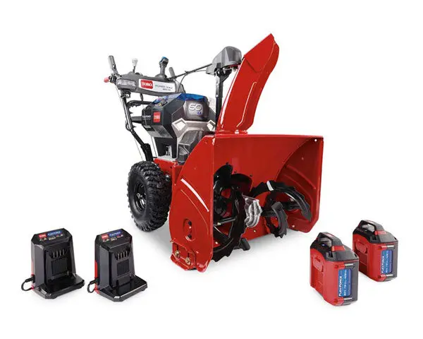 Toro Power Max 60V Max Cordless Snow Blower — 26" Clearing Width, Dual 7.5Ah Batteries (Model 39926) 1