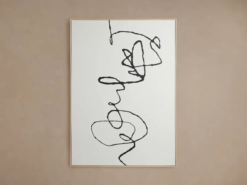 Trail I Minimalist Framed Wall Print 1