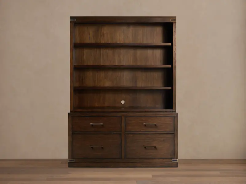 Tremont Open-Back Wooden Bookshelf 1
