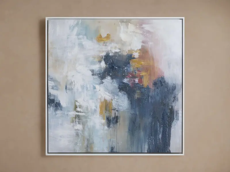 Ultramarine Blue Art Print In Frame 1