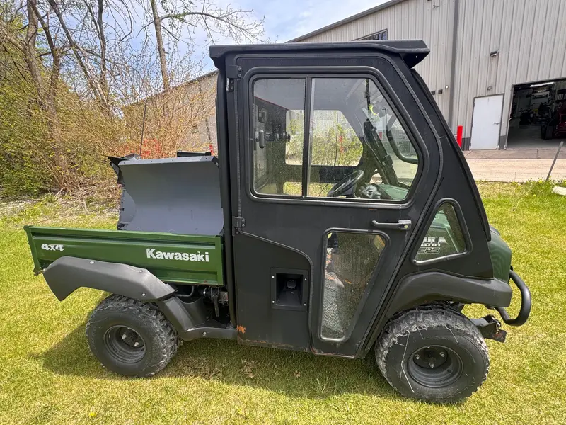 Used Kawasaki Mule 4010 4×4 Utv — Green, Fitted With Snowex V-Plow (Vin: 8583) 1