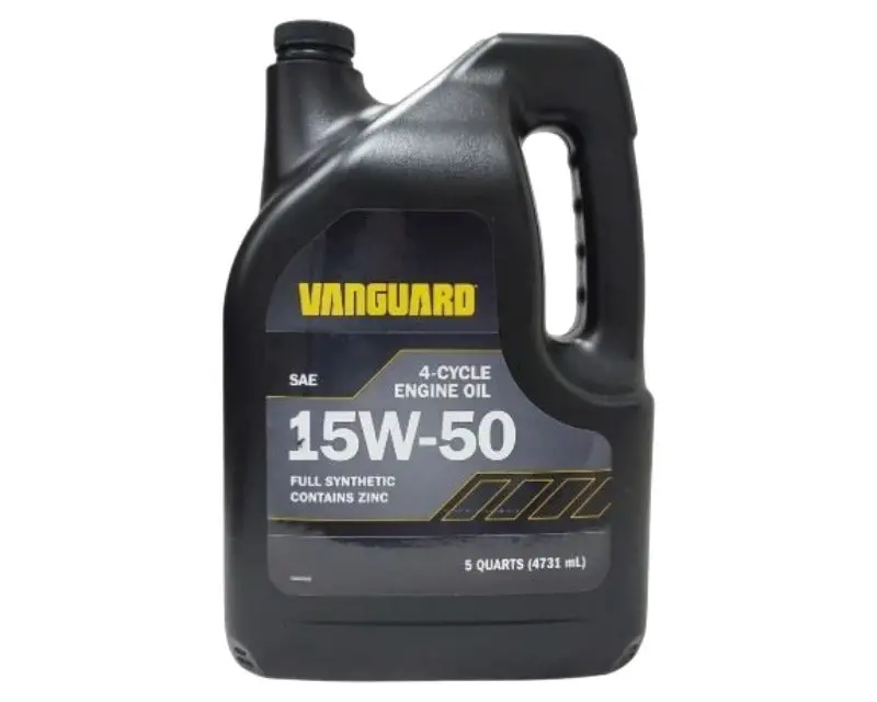 Vanguard 15W-50 Full-Synthetic Oil – 5-Quart Container (1004055Q) 1